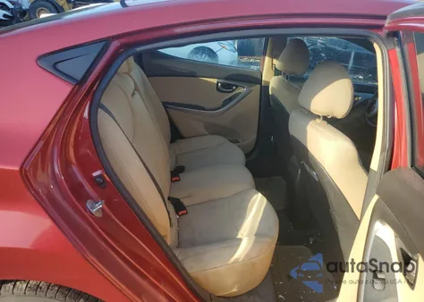 2013 Hyundai Elantra Gls из США, поврежденный, VIN 5NPDH4AE4DH193810